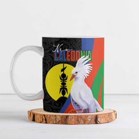 New Caledonia Ceramic Mug Kagu Bird and The Seal with Melanesian Culture - Polynesian Pride