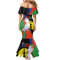 New Caledonia Family Matching Mermaid Dress and Hawaiian Shirt Kagu Bird and The Seal with Melanesian Culture - Polynesian Pride