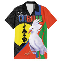 New Caledonia Family Matching Short Sleeve Bodycon Dress and Hawaiian Shirt Kagu Bird and The Seal with Melanesian Culture - Polynesian Pride