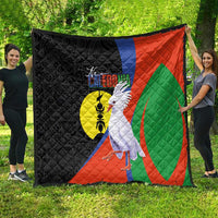 New Caledonia Quilt Kagu Bird and The Seal with Melanesian Culture - Polynesian Pride