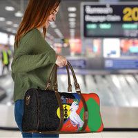 New Caledonia Travel Bag Kagu Bird and The Seal with Melanesian Culture - Polynesian Pride