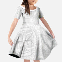 Samoan Culture-Lotu Tamaiti Family Matching Summer Maxi Dress and Hawaiian Shirt Siapo and Polynesian Art Tattoos - Polynesian Pride