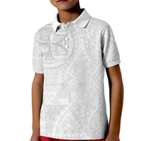 Samoan Culture-Lotu Tamaiti Kid Polo Shirt Siapo and Polynesian Art Tattoos - Polynesian Pride