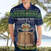 Tokelau Christmas Hawaiian Shirt Coat of Arms and Map Beautiful Merry Xmas Snowflake LT03 - Polynesian Pride