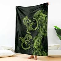 New Zealand Gecko Maori Art Tattoo Blanket LT03 - Polynesian Pride