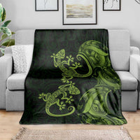 New Zealand Gecko Maori Art Tattoo Blanket LT03 - Polynesian Pride