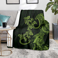 New Zealand Gecko Maori Art Tattoo Blanket LT03 - Polynesian Pride