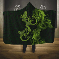 New Zealand Gecko Maori Art Tattoo Hooded Blanket LT03 - Polynesian Pride