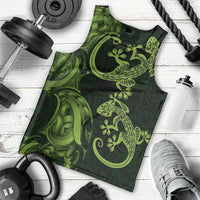 New Zealand Gecko Maori Art Tattoo Men Tank Top LT03 - Polynesian Pride