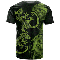 New Zealand Gecko Maori Art Tattoo T Shirt LT03 - Polynesian Pride