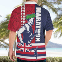 Honolulu Running 2024 Hawaiian Shirt Marathon Competition Hula Runner and Kakau Art Tattoo LT03 - Polynesian Pride