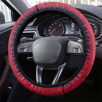 Honolulu Running 2024 Steering Wheel Cover Marathon Competition Hula Runner and Kakau Art Tattoo LT03 - Polynesian Pride