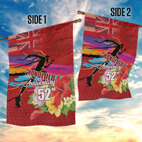 Honolulu Anniversary 52nd Running Garden Flag Marathon Competition Kakau Pattern Red Color LT03 - Polynesian Pride