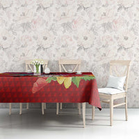 Honolulu Anniversary 52nd Running Tablecloth Marathon Competition Kakau Pattern Red Color LT03 - Polynesian Pride