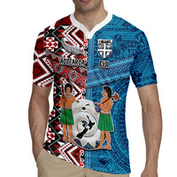 Personalised Aotearoa and Fiji Together Rugby Jersey Melanesian Warrior and Koru - Taniko with Hibiscus Tapa Pattern