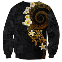 Polynesian Spiral Tribal Tattoo Sweatshirt Golden Color LT03 - Polynesian Pride