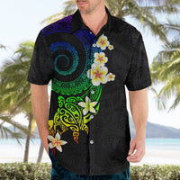 Polynesian Spiral Tribal Tattoo Hawaiian Shirt Fanciful Color LT03 - Polynesian Pride