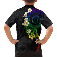 Polynesian Spiral Tribal Tattoo Hawaiian Shirt Fanciful Color LT03 - Polynesian Pride