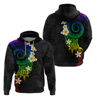 Polynesian Spiral Tribal Tattoo Hoodie Fanciful Color LT03 - Polynesian Pride