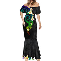 Polynesian Spiral Tribal Tattoo Mermaid Dress Fanciful Color LT03 - Polynesian Pride