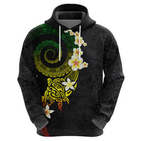 Polynesian Spiral Tribal Tattoo Hoodie Reggae Color LT03 - Polynesian Pride