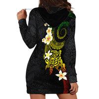 Polynesian Spiral Tribal Tattoo Hoodie Dress Reggae Color LT03 - Polynesian Pride