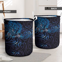 New Zealand New Year-Matariki Laundry Basket Aotearoa Maori Tattoo Galaxy Sky LT03 - Polynesian Pride