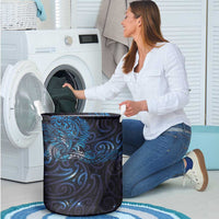 New Zealand New Year-Matariki Laundry Basket Aotearoa Maori Tattoo Galaxy Sky LT03 - Polynesian Pride