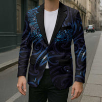New Zealand New Year-Matariki Blazer Aotearoa Maori Tattoo Galaxy Sky LT03 - Polynesian Pride