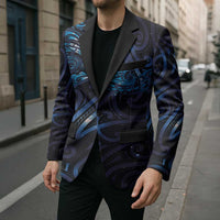 New Zealand New Year-Matariki Blazer Aotearoa Maori Tattoo Galaxy Sky LT03 - Polynesian Pride