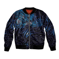 New Zealand New Year-Matariki Bomber Jacket Aotearoa Maori Tattoo Galaxy Sky LT03 Unisex Multicolor - Polynesian Pride