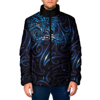 New Zealand New Year-Matariki Padded Jacket Aotearoa Maori Tattoo Galaxy Sky LT03 Men Multicolor - Polynesian Pride