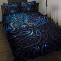 New Zealand New Year-Matariki Quilt Bed Set Aotearoa Maori Tattoo Galaxy Sky LT03 Multicolor - Polynesian Pride
