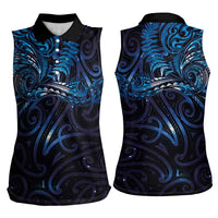 New Zealand New Year-Matariki Women Sleeveless Polo Shirt Aotearoa Maori Tattoo Galaxy Sky