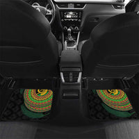 Vanuatu Tribal Tattoo with Namele Leaves Car Mats