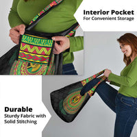 Vanuatu Tribal Tattoo with Namele Leaves Grocery Bag