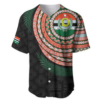 Penama Tribal Tattoo with Namele Leaves Baseball Jersey