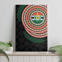 Penama Tribal Tattoo with Namele Leaves Canvas Wall Art LT03 - Polynesian Pride
