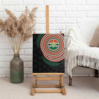 Penama Tribal Tattoo with Namele Leaves Canvas Wall Art LT03 - Polynesian Pride