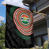 Penama Tribal Tattoo with Namele Leaves Garden Flag