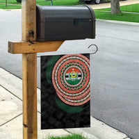 Penama Tribal Tattoo with Namele Leaves Garden Flag