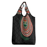 Penama Tribal Tattoo with Namele Leaves Grocery Bag LT03 - Polynesian Pride
