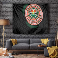 Penama Tribal Tattoo with Namele Leaves Tapestry