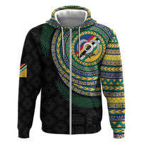 Torba Tribal Tattoo with Namele Leaves Hoodie