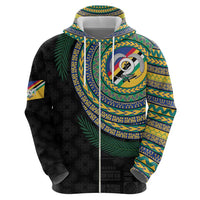 Torba Tribal Tattoo with Namele Leaves Hoodie