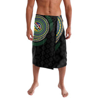 Torba Tribal Tattoo with Namele Leaves Lavalava LT03 Black - Polynesian Pride