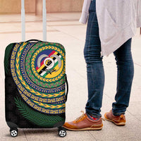 Torba Tribal Tattoo with Namele Leaves Luggage Cover