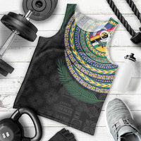 Torba Tribal Tattoo with Namele Leaves Men Tank Top LT03 - Polynesian Pride