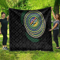 Torba Tribal Tattoo with Namele Leaves Quilt