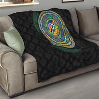 Torba Tribal Tattoo with Namele Leaves Quilt